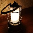 Lanterne sans fil - LUMISKY - WILDY - H23 cm - Anse en corde - LED blanc chaud et dimmable-4