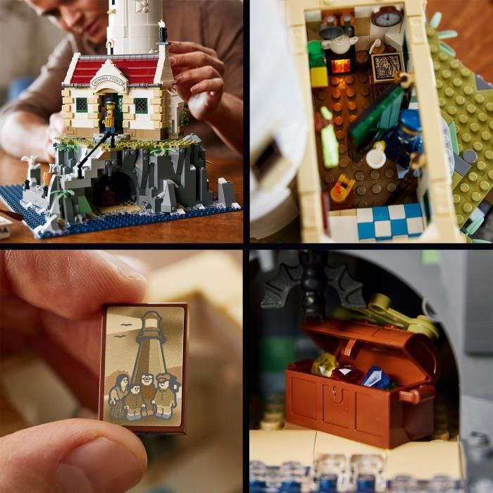 LEGO 21335 Ideas Le Phare Motorisé, Maquette à Construire, Idée