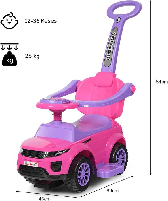 GOPLUS Scania Camion Pompier pour 1,5 Ans+, Porteur Enfant avec Klaxon, Musique, Rangement sous Siège, Phare LED Clignotant, Camion de Pompier pour Garçons & Filles, Charge 23 KG (Jaune