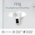 RING - Floodlight Cam Wired Plus - Caméra de surveillance extérieure , Vidéo HD 1080p, projecteurs LED, sirène intégrée-8