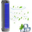 Climatiseur portable personnel, ventilateur rafraîchissant silencieux avec 3 vitesses, fixation murale Gris VENTILATEUR