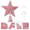 1 décor à suspendre en étoile à cinq branches pour sapin de Noël (sans boule de noel - decoration de sapin decoration de noel-0