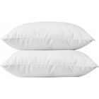 Gris Argent/é Housse Coussin Decoratif Prot/ège Oreiller Rectangulaire Doux Hansleep Lot de 4 Taie doreiller en Satin pour Cheveux 50x75 cm Facile /à Laver Microfibre