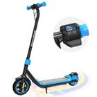 Trottinette Électrique pour Enfants Batterie 21.6V/5.2Ah Autonomie 15km 3 Modes de Vitesse Cadeau idéal-EVERCROSS E6 Bleu