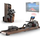 Rameur à eau - JOROTO - MR280Pro - Bois chêne - Écran LCD - Support tablette - Pliable