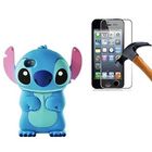 HQ-CLOUD Coque Iphone 6 / 6S - Lilo & Stitch - Bleu + 1 verre trempé