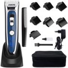 JASENX Tondeuse Cheveux Professionnelle Tondeuse Barbe Electrique avec Ecran LCD Sans Fil Rechargeable avec 7 Sabots pour Enfants Adultes