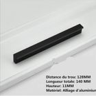 Poignée d'armoire de cuisine MARGUERAS - 10pcs - Alliage d'aluminium - Noir