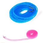 PIXNOR 2 pièces cordes à linge coloré résistance au dérapage corde à en Nylon coupe-vent pratique pour VOILE D'OMBRAGE - TOILE SOLAIRE