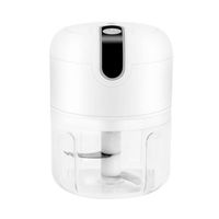 Mini presse-ail électrique sans fil USB - Accessoire de cuisine - Blanc