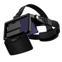Lunettes 3D,Boîte à lunettes VR pour téléphone Portable 4.7-6.3 pouces, lunettes de film 3D, casque[E285392175]