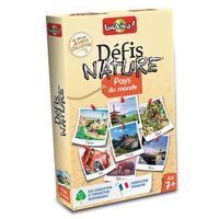 Jeu de cartes - BIOVIVA - Défis Nature Pays du monde - 7 ans - Beige - 30 min