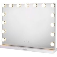 Miroir de Maquillage Homfa - Éclairage Ajustable - 15 x 28W LED - Style Hollywood