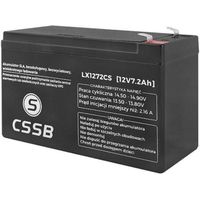 Batterie gel 12V 7.2Ah rechargeable sans fuite et sans entretien CSSB