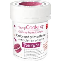 Colorant alimentaire (artificiel) - Pourpre - Scrapcooking