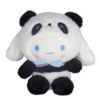 Poupée en peluche Kawaii Cinnamoroll Kuromi Melody 7,87", oreiller en peluche panda, cadeau parfait pour les filles et les fans N°1