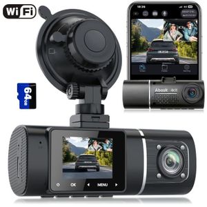 BOITE NOIRE VIDÉO Abask J05 Pro Caméra de Voiture 4K 1080P WIFI APP 