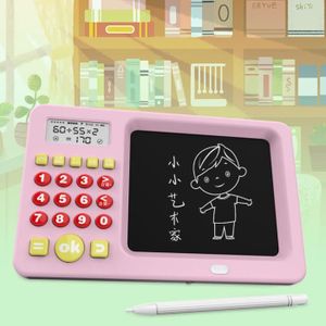 CALCULATRICE Atyhao calculatrice pour enfants Calculatrice jouets casse-tete Trésor oral de trois générations + tableau d'écriture (bleu)