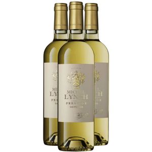 VIN BLANC Sauternes Prestige Blanc 2022 - Lot de 3x75cl - Mi