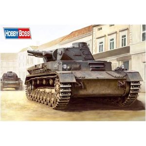 KIT MODÉLISME Kits de modélisme de chars d'assaut Hobbyboss Echelle 1 : 35 cm Allemand Panzerkampfwagen IV Ausf C modèle Kit (Gris) 227521