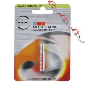 PILES Pile alcaline NX blister LR61 AAAA 1.5V 625mAh