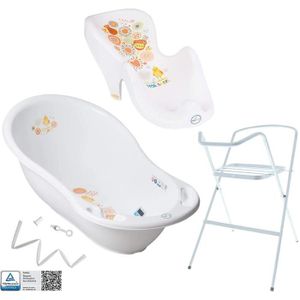 Baignoire Bebe Avec Support Et Tuyau De Vidange Cdiscount