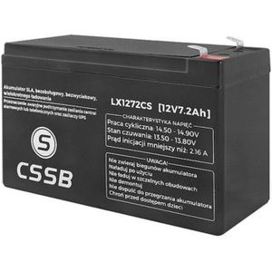 BATTERIE D'ALARME Batterie gel 12V 7.2Ah rechargeable sans fuite et 