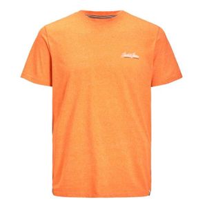 T-SHIRT T-shirt Orange Garçon Jack & Jones Tons