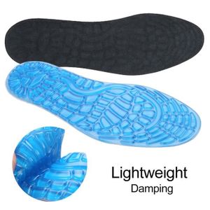 Flintronic Semelles Chaussures Gel Semelles Amortissante Confort Anti Transpiration Semelle Gel Anti Choc Homme Femme Semelle Gel Sport et Travail massage rafraîchissant Semelles de Sport 