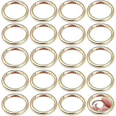 Lot De 10 Anneaux De Clé Séparés En Acier – 38 Mm (1,5 Pouce), Finition Chromée, Onesto