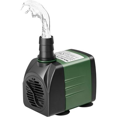 Pompe à Eau Submersible 15W - 1500 L/H - Pour Aquarium, Bassin, Fontaine - Débit Réglable Avec Protection Anti-sèche - 11