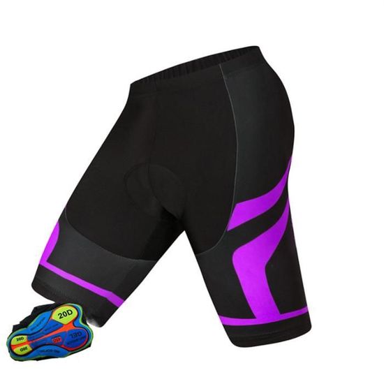 ROTTO Cuissard Vélo Homme à Bretelles – Rembourrage 3D Éponge + Gel, Tissu Respirant Et Compression Pour Route Et VTT