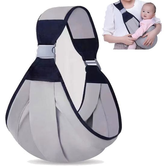 GmwyCzV Porte-Bébé Portable Réglable - Écharpe De Portage Respirante Jusqu'à 20 Kg (Vert)
