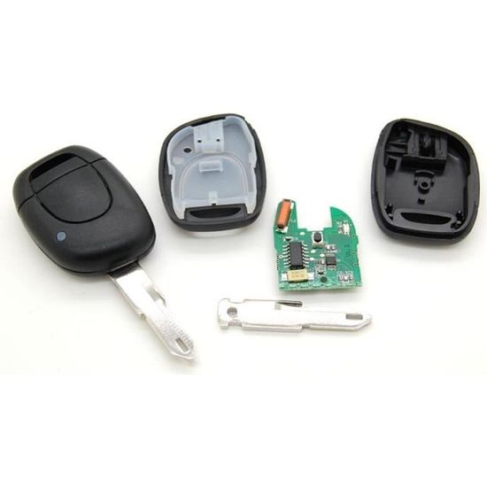 CLE VIERGE AVEC ELECTRONIQUE ID46 POUR RENAULT CLIO 2 TWINGO KANGOO A