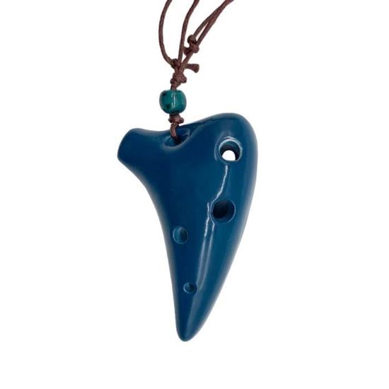 Ocarina Double 16 Trous En Terre Cuite - Ton Alto C (AC), 17 Degrés, Pour Débutants Et Professionnels - 10