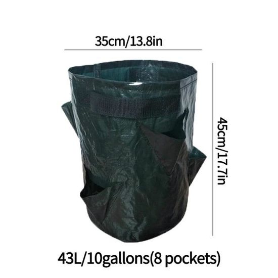 Vente Sacs De Culture Suspendus Pour Jardin, Jardinières à Aises Avec Poignées Pour La Culture En Extérieur Et En Intérieur De Légumes - Banggood Ançais Mobile-arrival Notice
