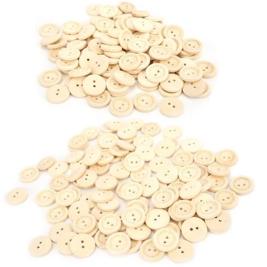 Lot De 80 Boutons étoile 2 Trous - Diamètre 11mm Ou 14mm, Pour Layette Et Couture