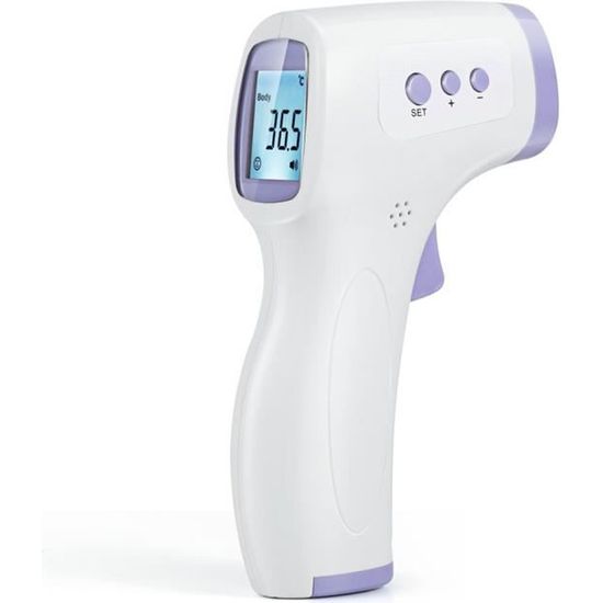 Thermomètre Frontal lectures instantanées précises thermomètre Professionnel Infrarouge sans Contact pour Enfants/Adulte