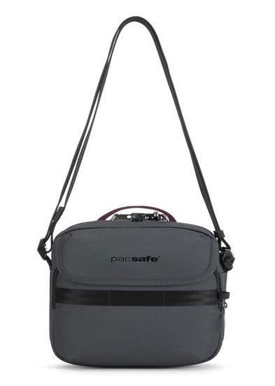 Pacsafe Mixte Adulte Go Sac à bandoulière antivol, Noir