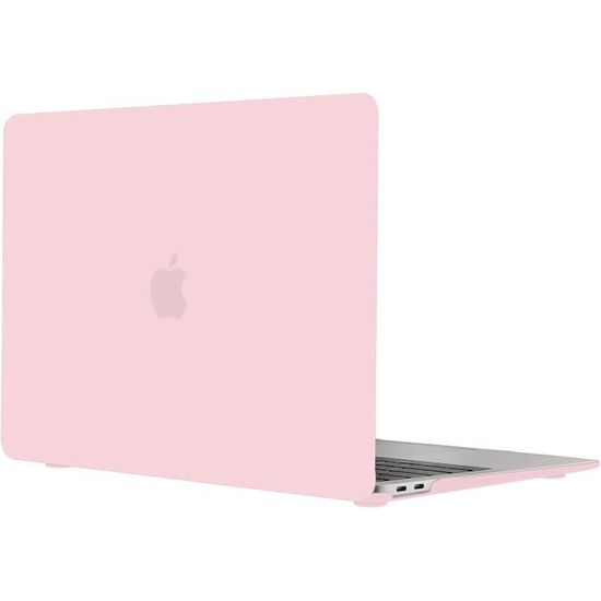 Coque Plastique Rigide Etui Housse Mat M02 pour Apple MacBook Air 13 pouces  (2020) Rose