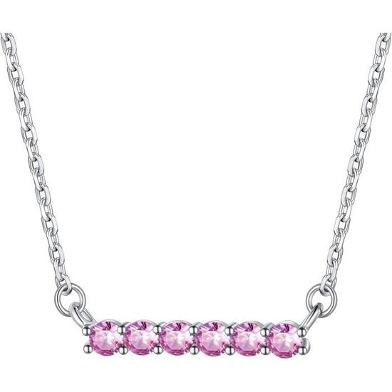 Collier Chaîne Pendentif étoile En Argent Massif Avec Zirconiums Et Aventurine