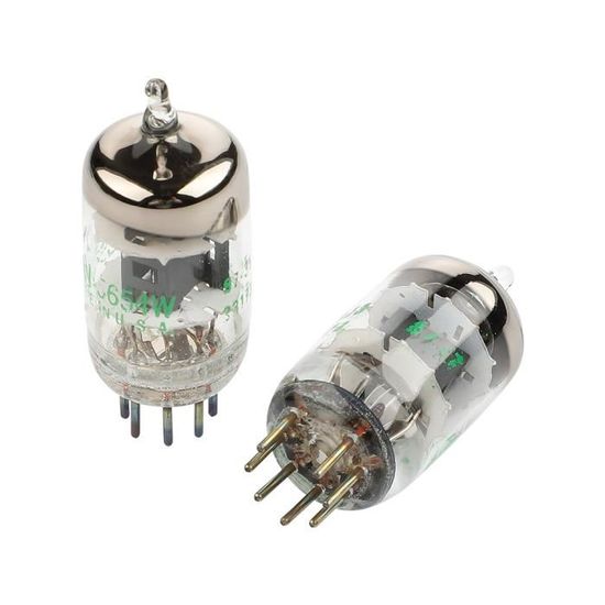 Lot De 2 Tubes à Vide Vintage 5654W (JAN) - 7 Broches, Compatible 6AK5, 6J1, EF95, Pour Amplis Audio