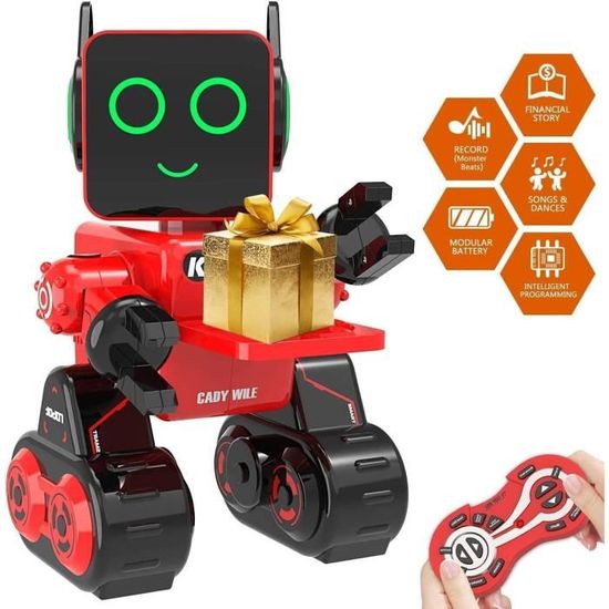 Robot Télécommandé Programmable 6 En 1 PATEMZON - Kit STEM Avec LED, App Et Télécommande, Jouet éducatif Enfant - 5