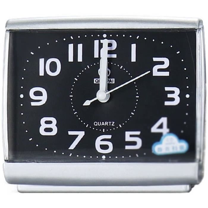 Seiko Clock QHT018L Réveil De Voyage Analogique Bleu - Design Exotique Et Pratique