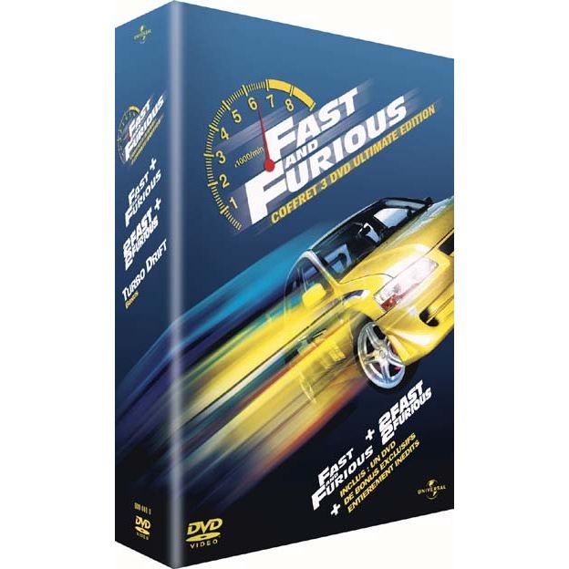 Fast & Furious 1 à 7 Coffret DVD - DVD Zone 2 - Achat & prix