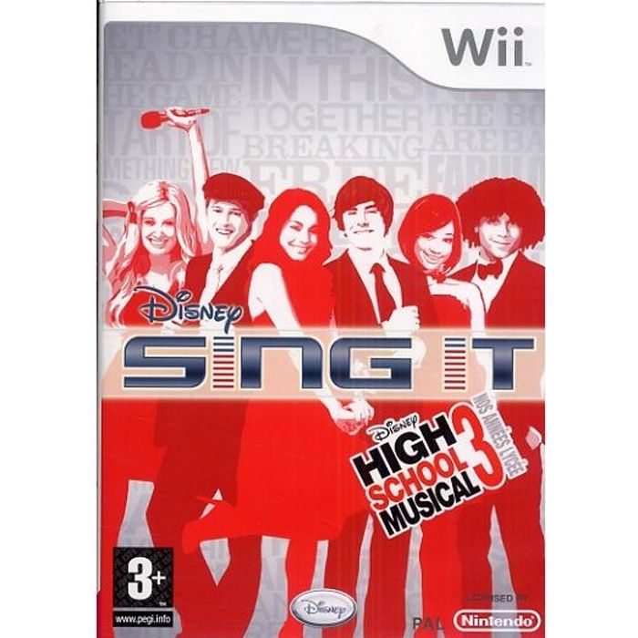 Disney Sing It High School Musical 3 / Jeu Console