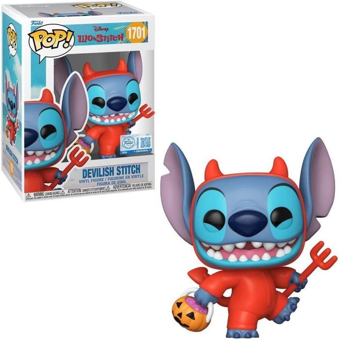 Figurine Funko Pop! Disney Stitch en Diable n°1701 Chase