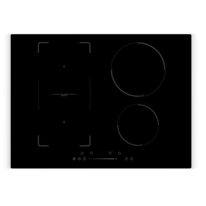 AMSTA - AMTIFZ7000 - Plaque de cuisson - Induction - 70 cm - Slider - 4 Zones - 7000 Watts - Noir