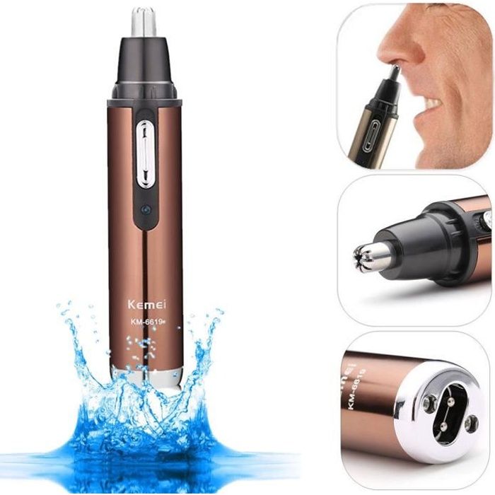 Rechargeable Tondeuse Rasoir À Poil Oreille Nez Moustache Dépilatoire Pour Homme