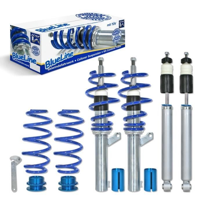 KIT AMORTISSEURS + SUSPENSIONS COMBINES FILETES POUR AUDI A3 8P TDI ET ESSENCE